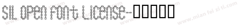 SIL Open font license字体转换